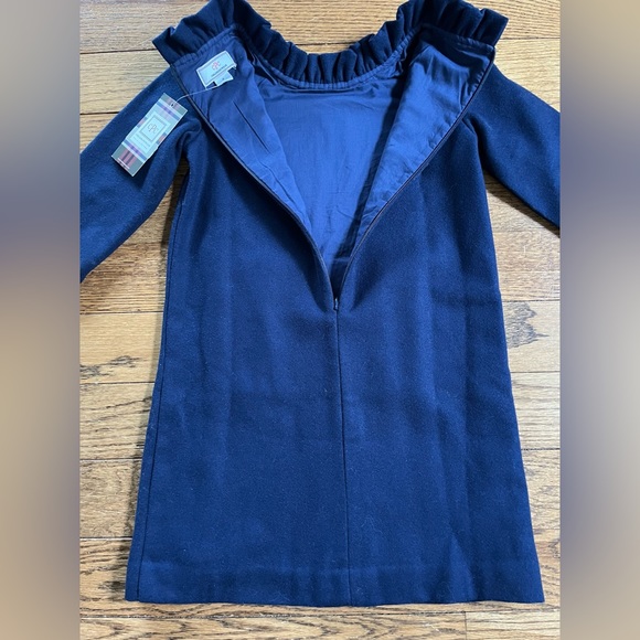 Classic Prep Childrenswear Girl’s Claudia Ruffle-Collar Shift Dress - Picture 8 of 14